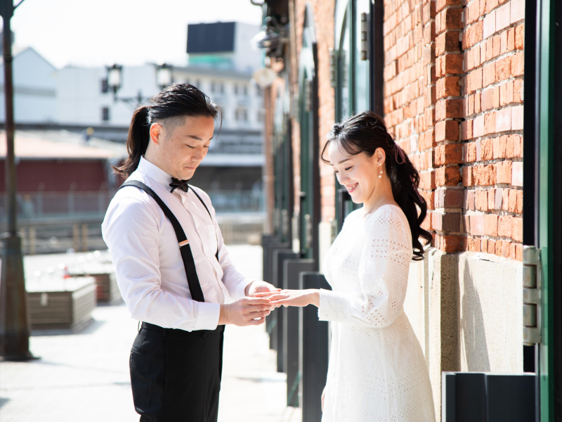 最後は指輪のプレゼント＊