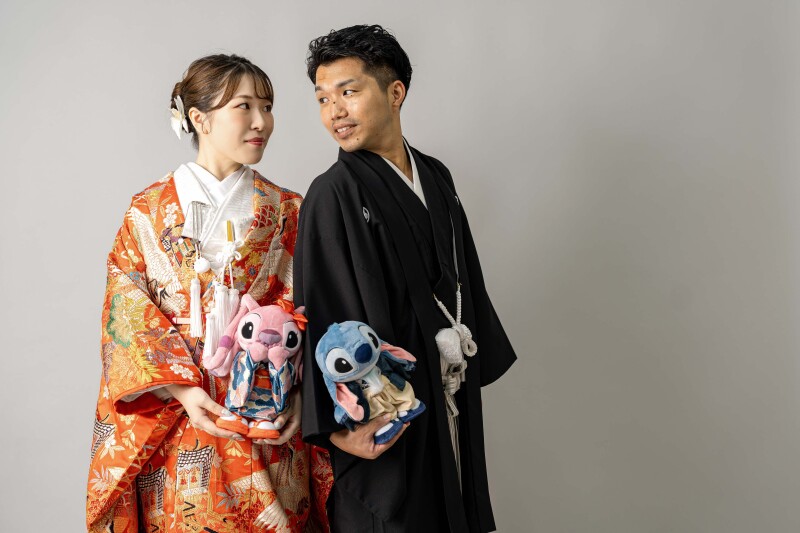 スティッチと一緒にパシャリ