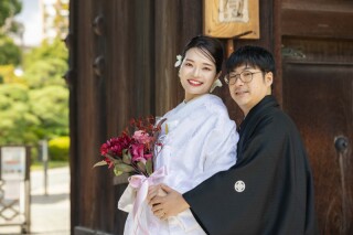 相楽園からハーバーランドへ＊和装＆洋装フォトウェディング♩