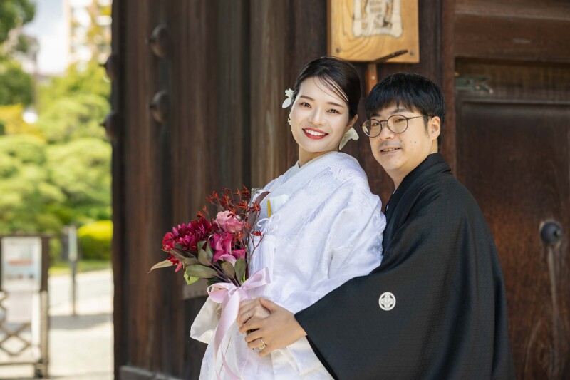 相楽園からハーバーランドへ＊和装＆洋装フォトウェディング♩