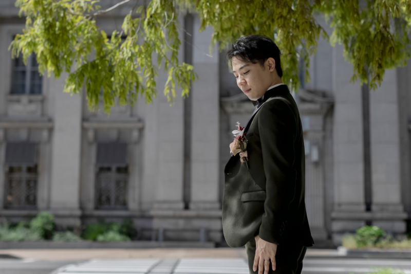 新郎様ソロカット！