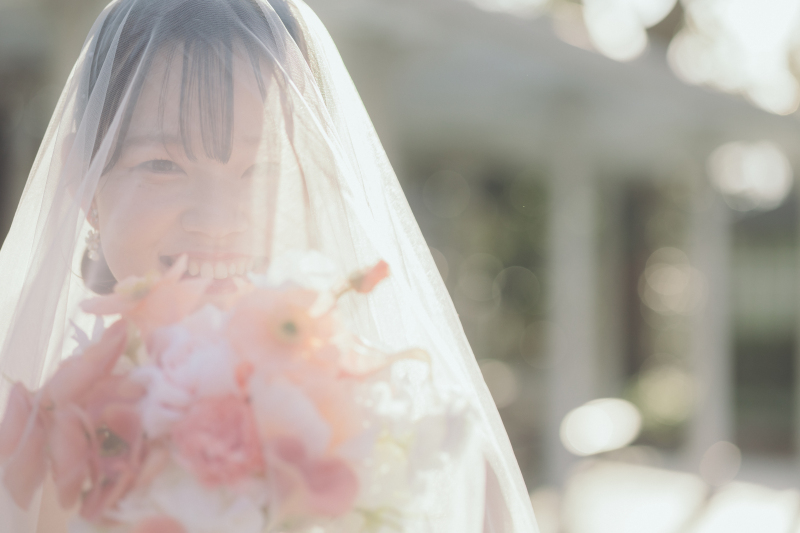 ベールでふわっと♡