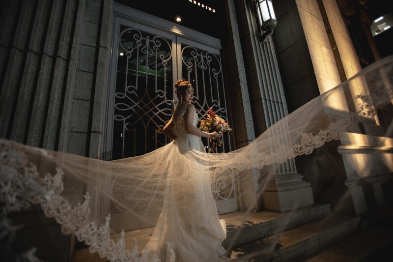 ベールで幻想的に*