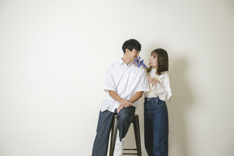 おふたりの自然体を撮影します＊