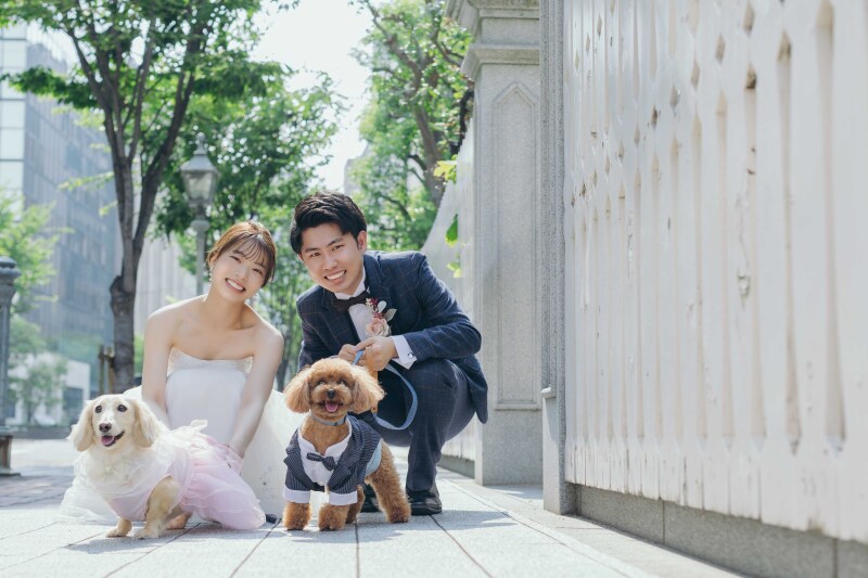 マーブルリゾートウェディング神戸【MARBLE RESORT WEDDING 神戸】_ペットと一緒に撮影できる