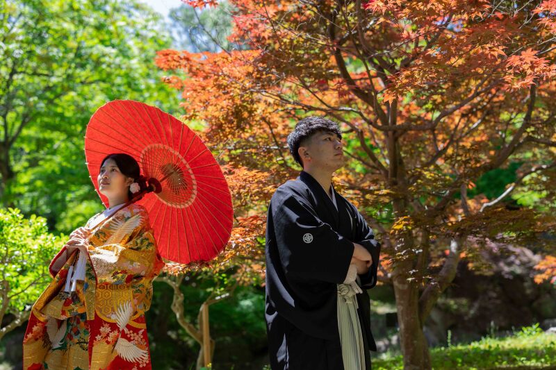 白無垢や色打掛、紋付き袴もございます！