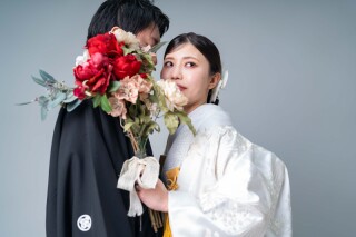 シンプルに、上品に残すスタジオ撮影