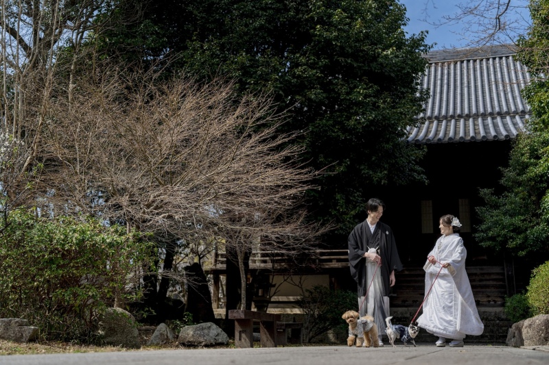マーブルリゾートウェディング神戸【MARBLE RESORT WEDDING 神戸】_ペットと一緒に撮影できる
