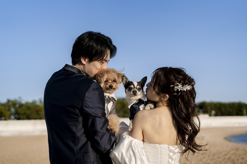 お衣装を着たまま抱っこもOK！