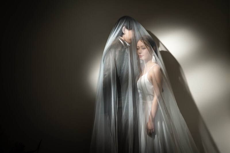 スタジオならではの光を使って..＊