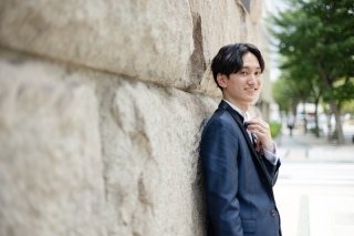 新郎様ヘアセット