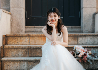 新婦様ヘアチェンジ