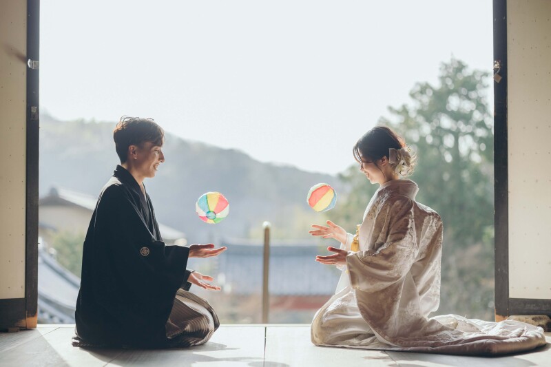 マーブルリゾートウェディング神戸【MARBLE RESORT WEDDING 神戸】_庭園で撮影できる