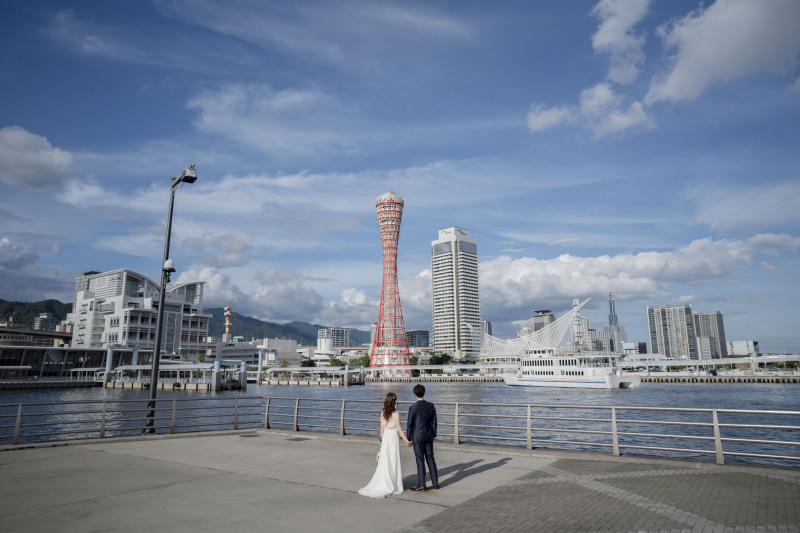 マーブルリゾートウェディング神戸【MARBLE RESORT WEDDING 神戸】_海で撮影できる