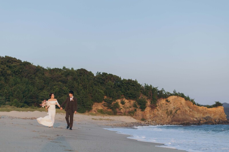 マーブルリゾートウェディング神戸【MARBLE RESORT WEDDING 神戸】_海で撮影できる