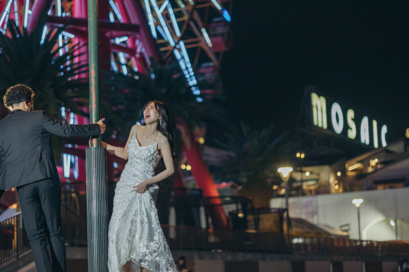 マーブルリゾートウェディング神戸【MARBLE RESORT WEDDING 神戸】_夜景で撮影できる