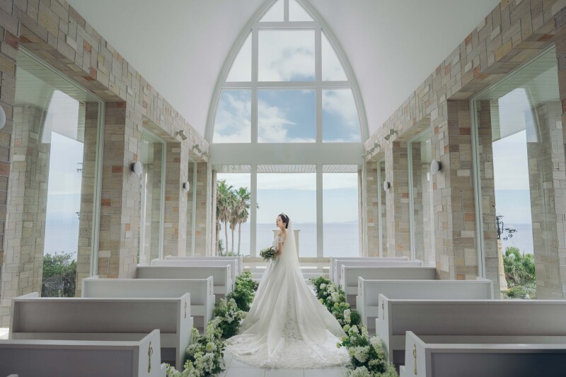 マーブルリゾートウェディング神戸【MARBLE RESORT WEDDING 神戸】_チャペルで撮影できる