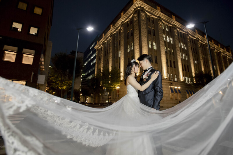 マーブルリゾートウェディング神戸【MARBLE RESORT WEDDING 神戸】_夜景で撮影できる