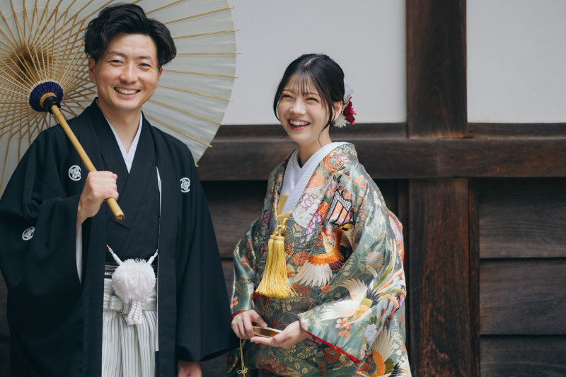 【和装+洋装フォト&ダイジェストムービー付き】 データ150カット・和装1着・洋装1着・ヘアメイク・2ロケーション