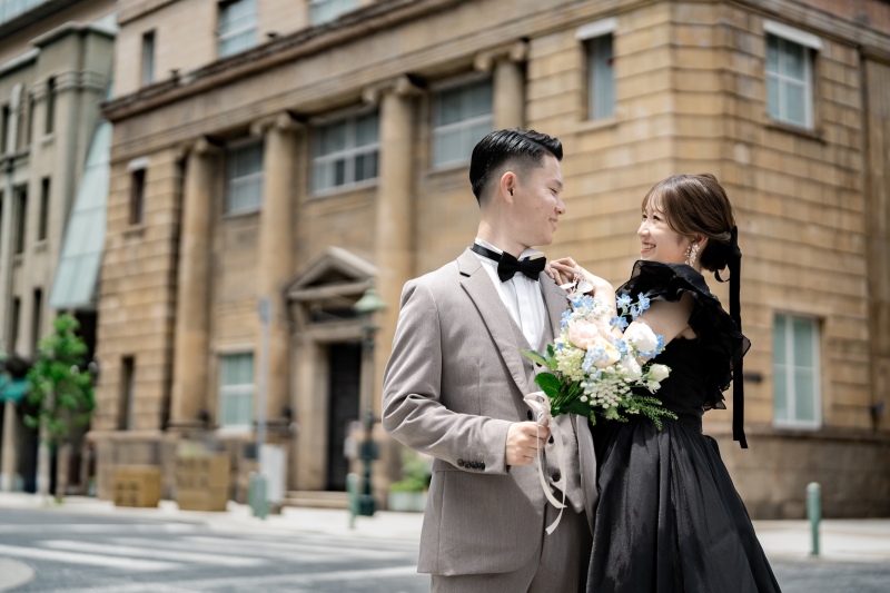 【平日12時限定】贅沢体験！和装スタジオ＆洋装ロケフォトプラン・選べるロケ地1ヶ所・150カット・和装1着・洋装1着付き