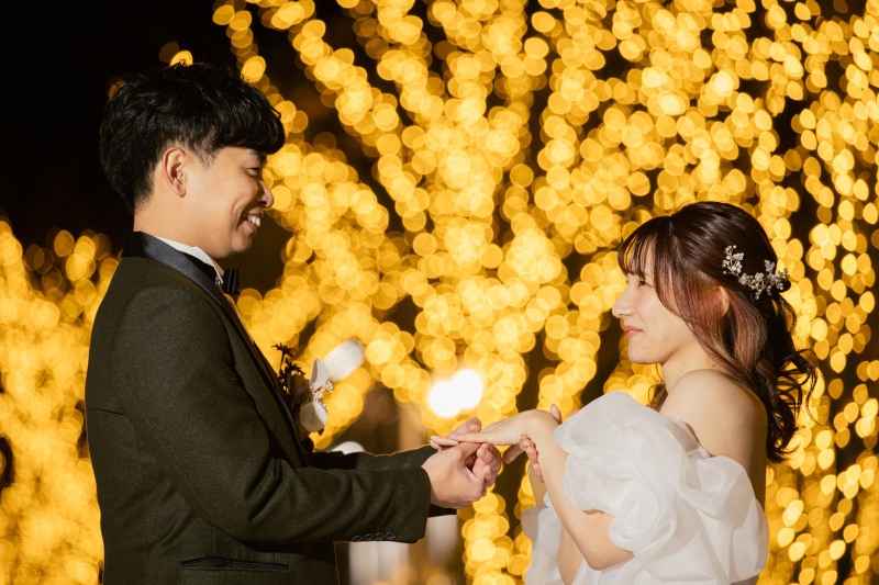 【8月末まで限定☆神戸ナイトフォトウェディング+スタジオ撮影無料】100カット・洋装1着・1ロケーション付き