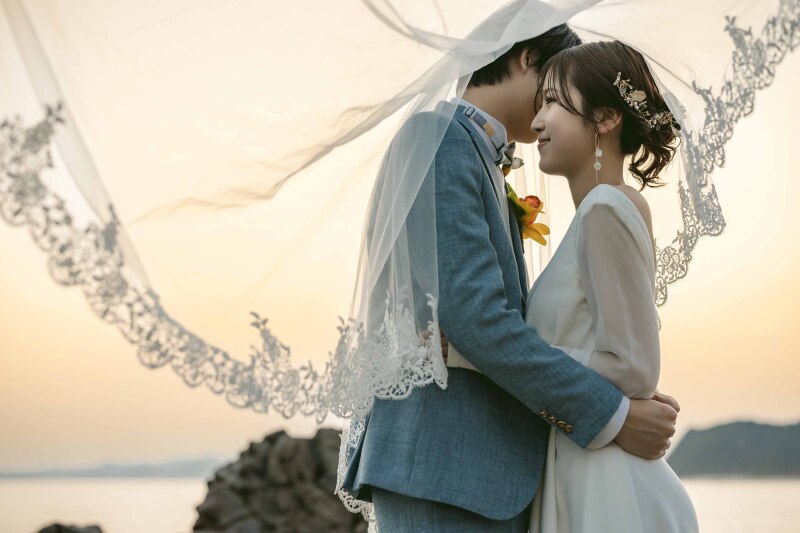 【9月末まで限定☆淡路島☆結婚式応援プラン】オープニングムービー・ドローンフォト・選べるロケ地1ヶ所・100カット・洋装1着付き