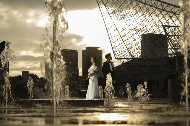 【1Dayフォトプラン☆日中から夜まで撮影できる♩】データ300カット・衣装1着・ヘアメイク・3~5ロケーション☆ナイト撮影付き