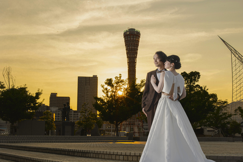 【サンセット+ナイトフォトプラン】選べる撮影地☆旧居留地orハーバーランド