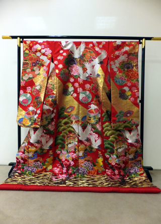 花鏡に鶴