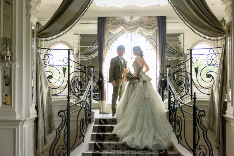 式場で撮るとやっぱり思い出に残りますね☆