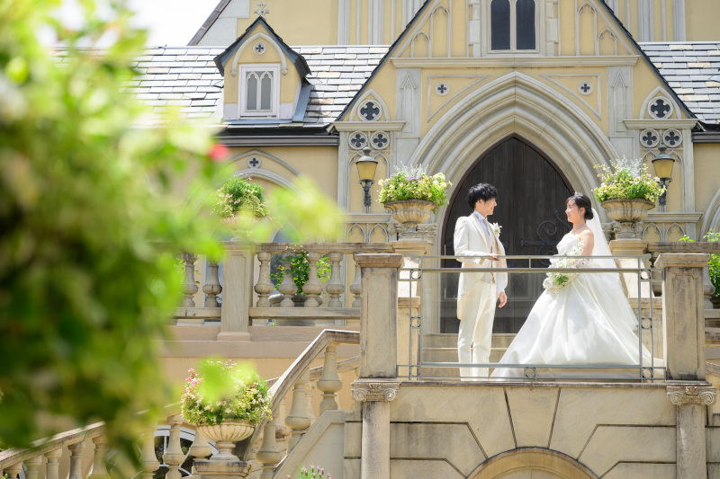 結婚式場ならではのロケーション