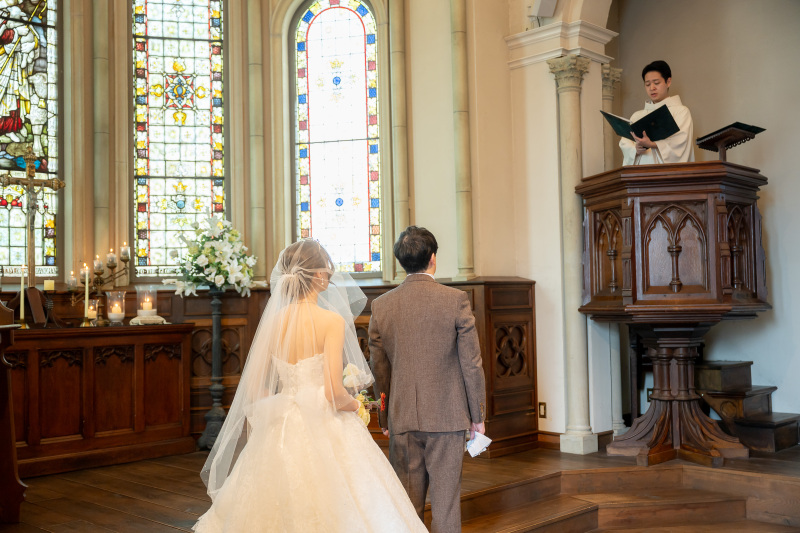 本格的な挙式で素敵でした！