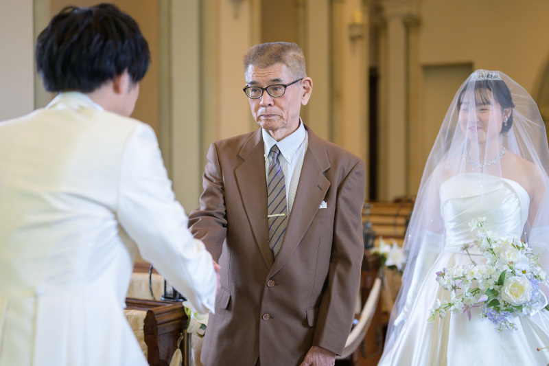 本当の挙式みたいな写真が残りました。