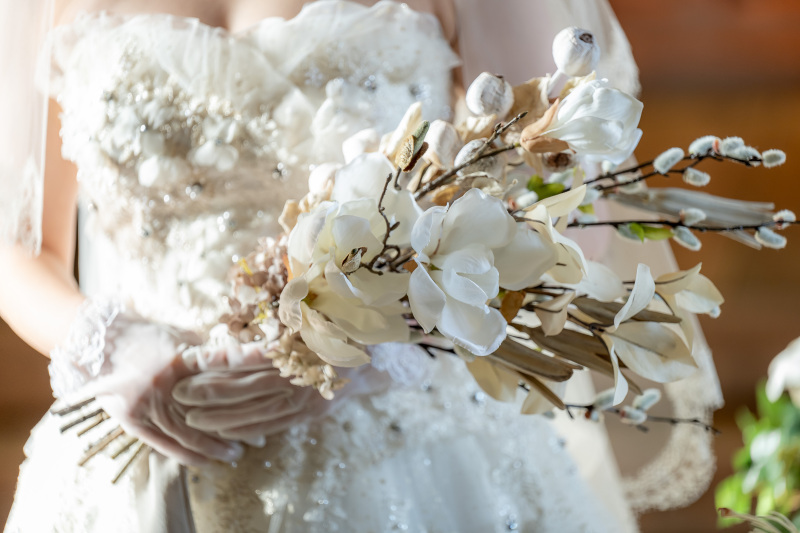 ブーケは5種類から選べる