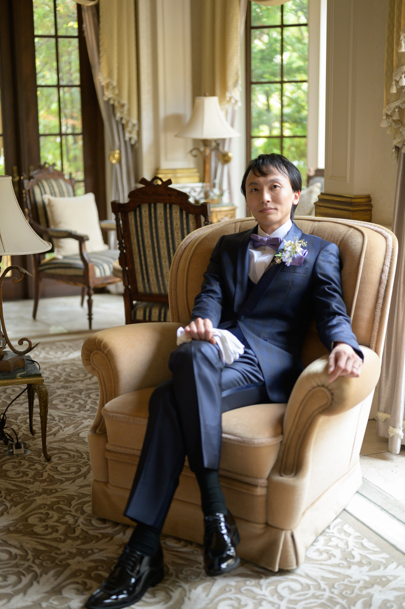 新郎ソロショットも◎