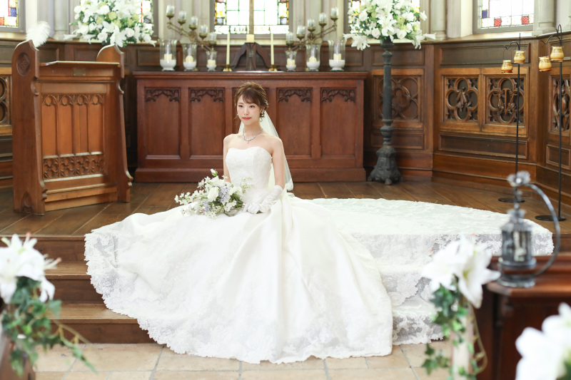 ドレスが映える教会☆