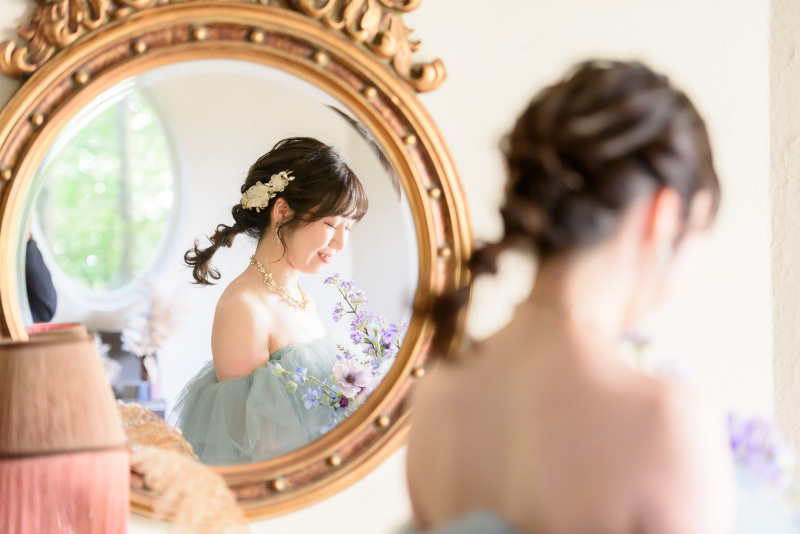 式場内に美容室あって嬉しかった！