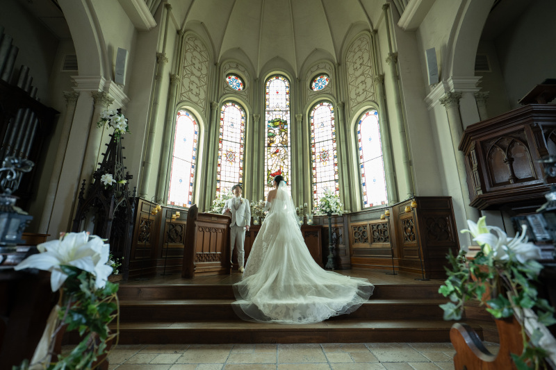 ステンドクラスが魅力