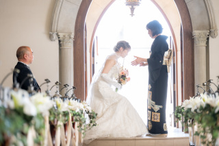 挙式シーン＆ワンちゃん写真が撮れてよかったです♪