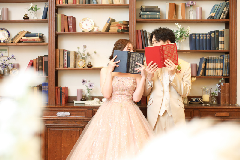 各所にある小物を使ったお写真もOK！