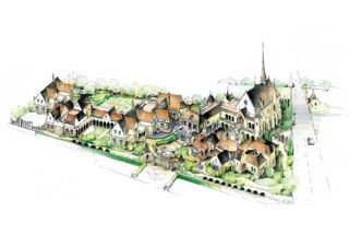 3000坪の広大な村で撮るフォトウェディング