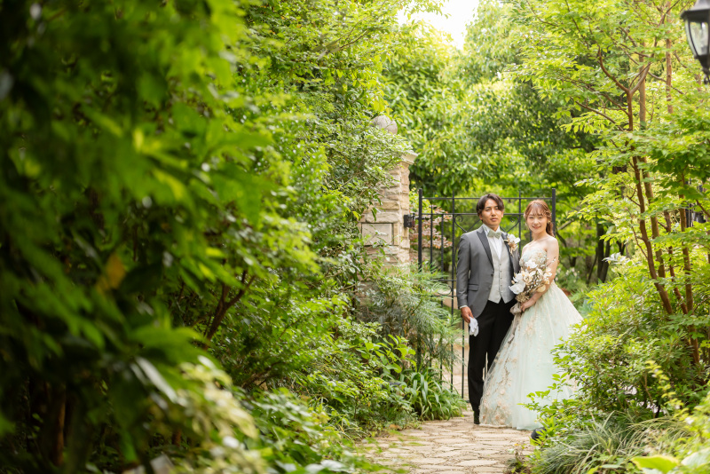 緑が映えるガーデンフォト