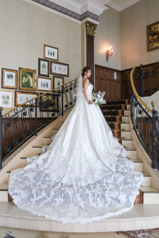 ロビーでの撮影