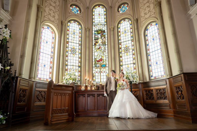 【挙式+WD】挙式後もロケーションフォトあり！