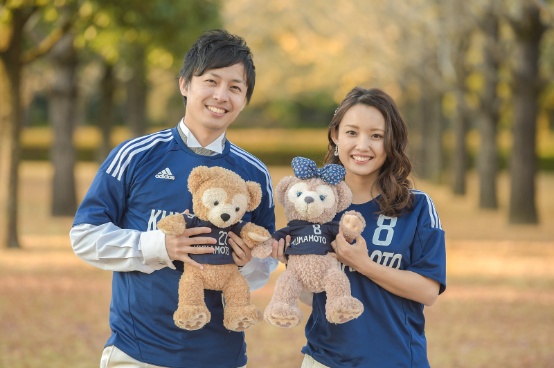 イチョウ並木で♪