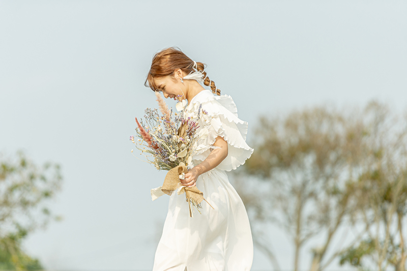 ブーケも持ち込み！