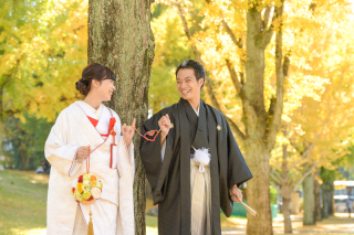 思い出のある学校で撮影ができて大満足です♪