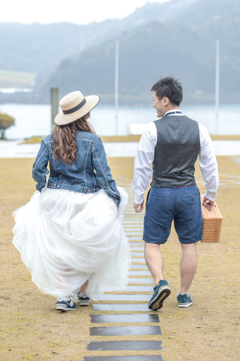 撮影当日雨でしたが、無事終了