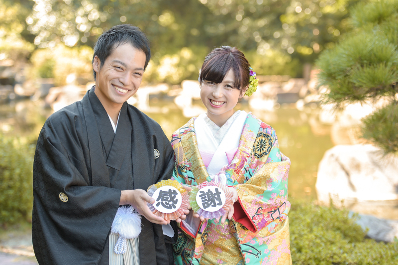 可愛い色打掛で撮影しました★