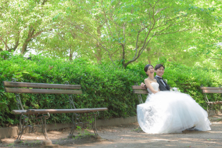 出会いの場所、中学校にて♪